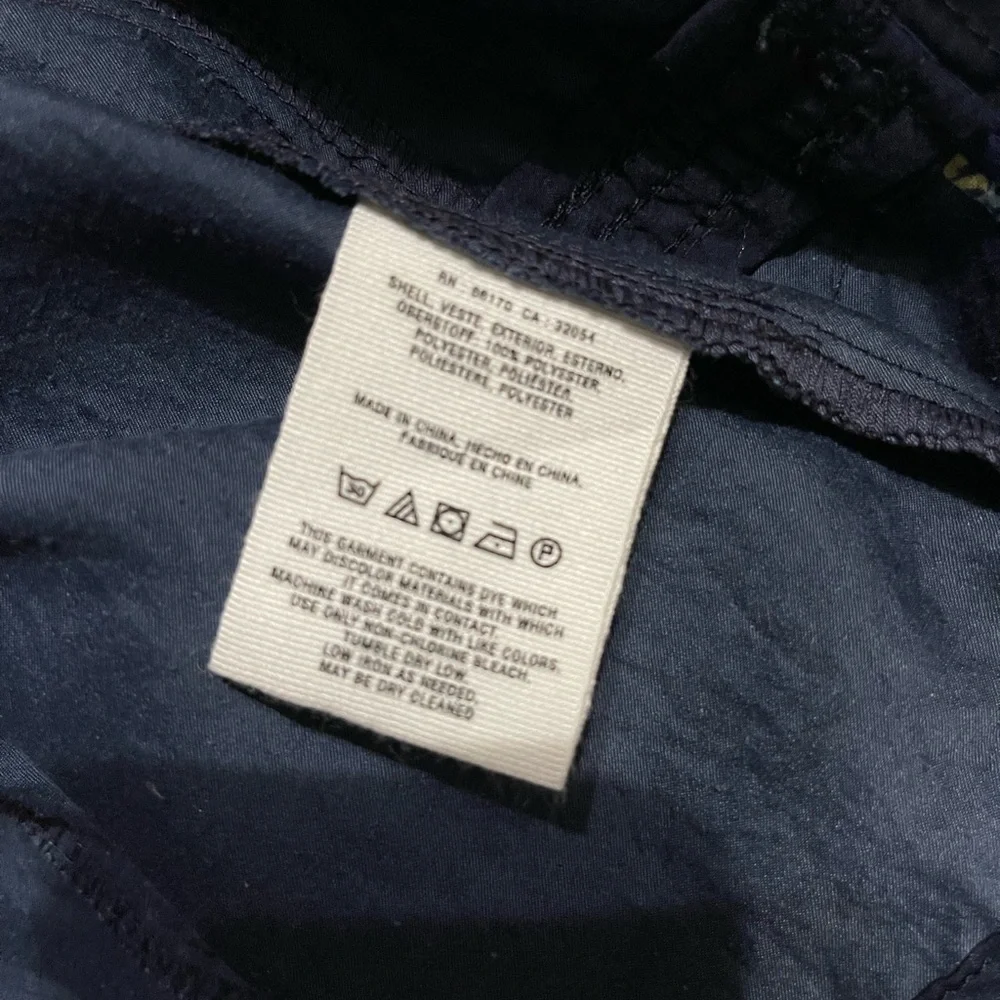 Anthropologie Hei Hei Cargo Jacket Navy Small Blue Full Zip Button Casual - Picture 4 of 5